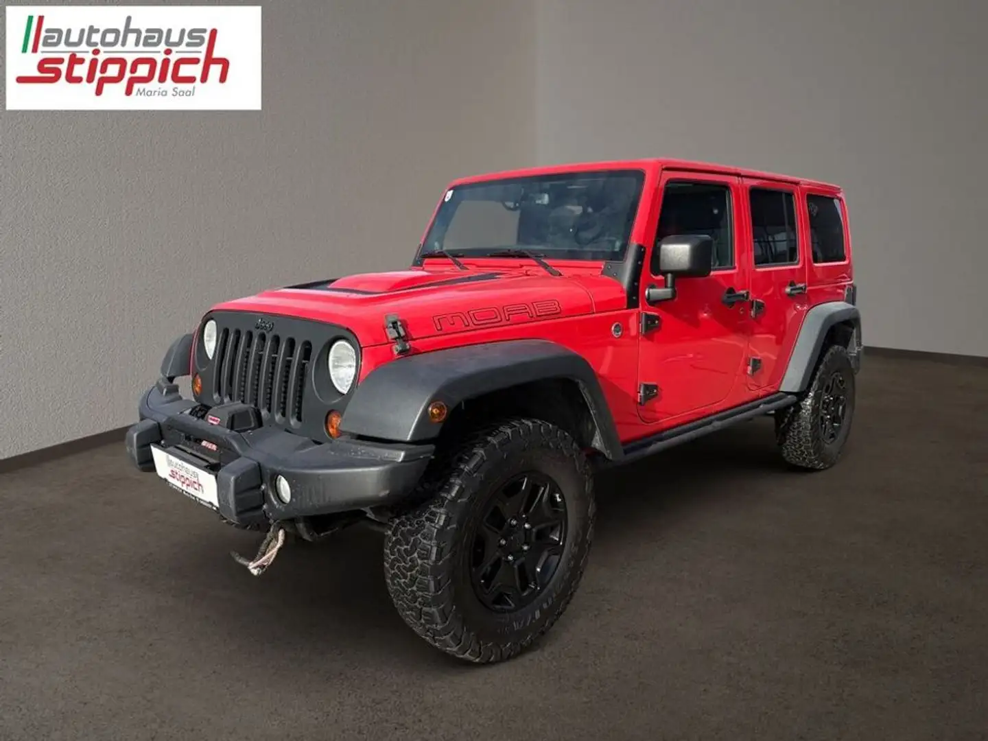 Jeep Wrangler Unlimited 2,8 CRD Sahara Rot - 2