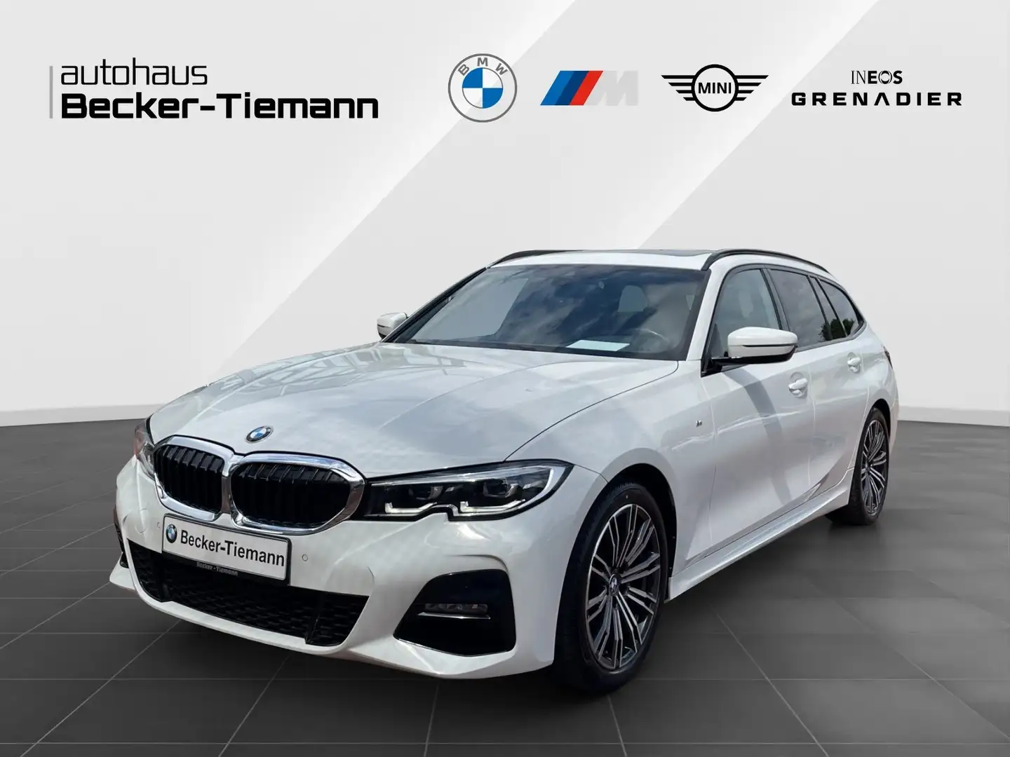 BMW 320 d Touring MPaket LED | Panorama | PDC | DAB | Sitz Weiß - 1