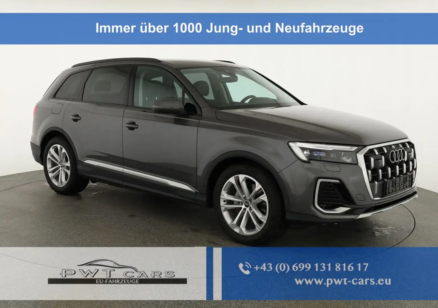 Audi Q7 45 TDI quattro basis quattro, Luft, AHK, Leder,... Grau - 1