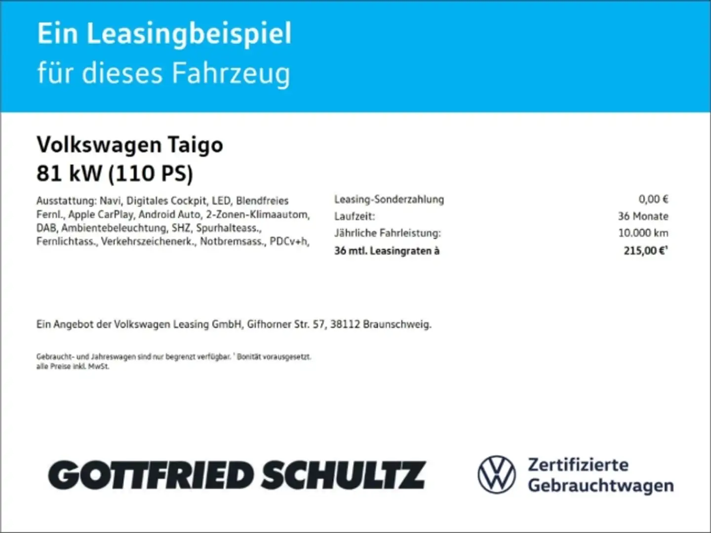 Volkswagen Taigo MOVE APP LED NAVI EPH SITZHZG Rot - 2