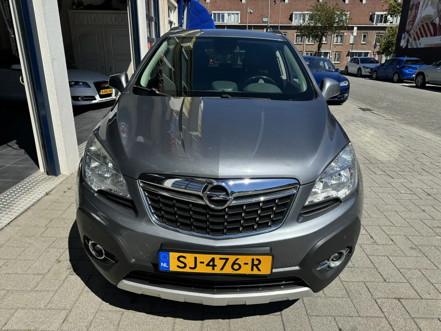 Opel Mokka 1.4 T Cosmo 4x4 LEDER/NAVI/CLIMA/CRUISE Grijs - 2