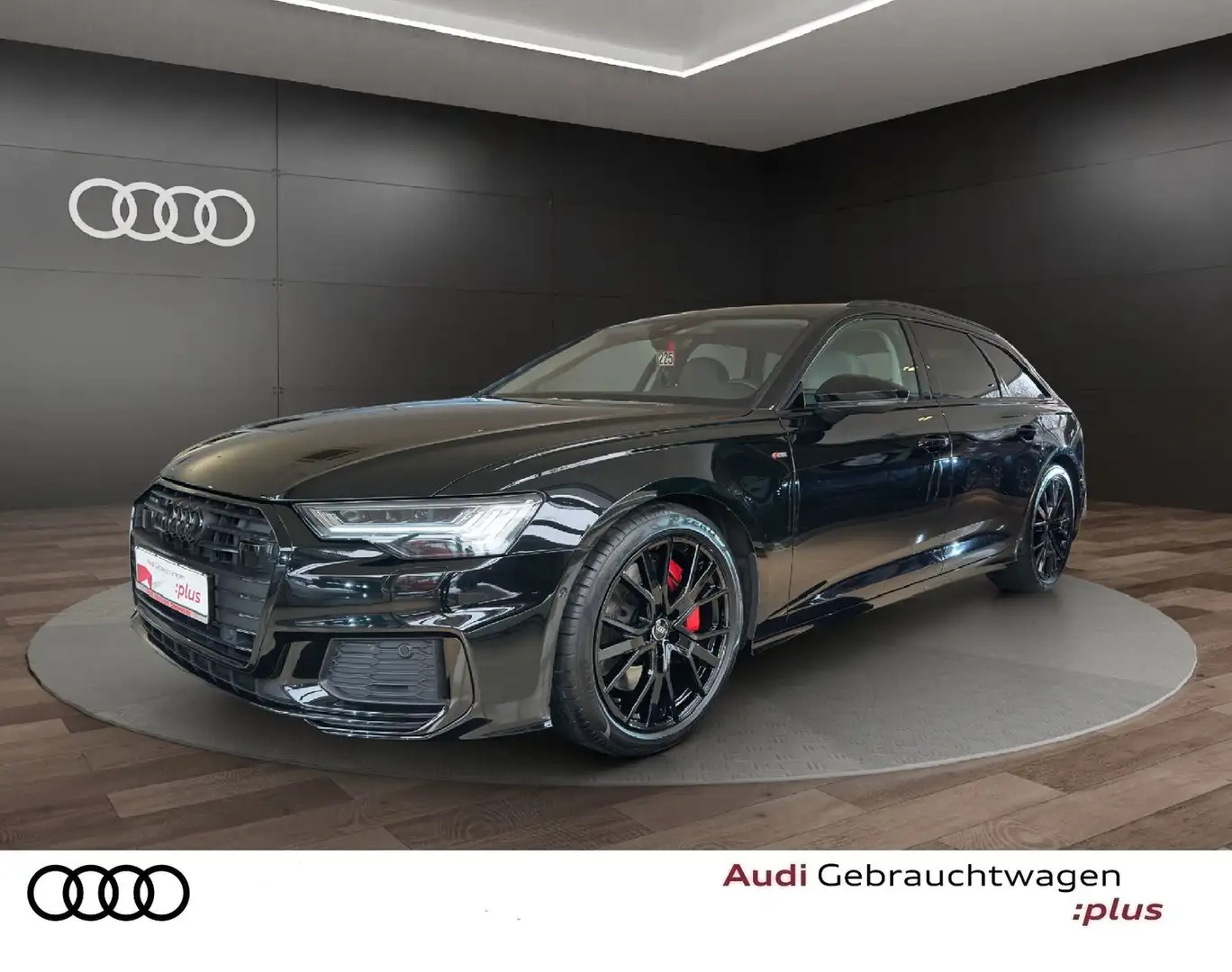 Audi A6 Avant 55 TFSI e qu. S tr. S LINE+AHZV+HD Schwarz - 1