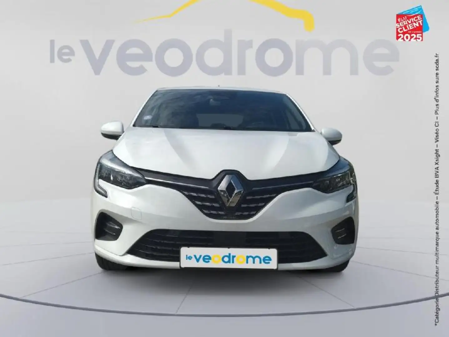 Renault Clio 1.6 E-Tech hybride 140ch Intens -21N Blanc - 2