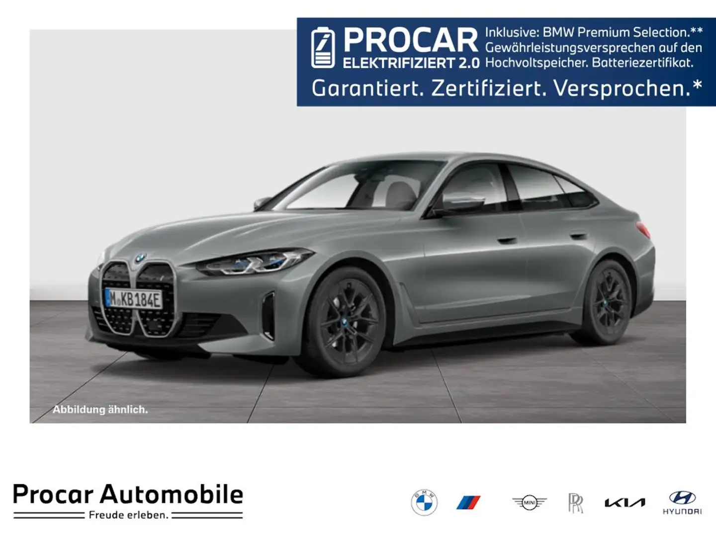 BMW i4 eDrive35 LASER+H/K+ACC+HuD+DA+PA+LHZ Grau - 1