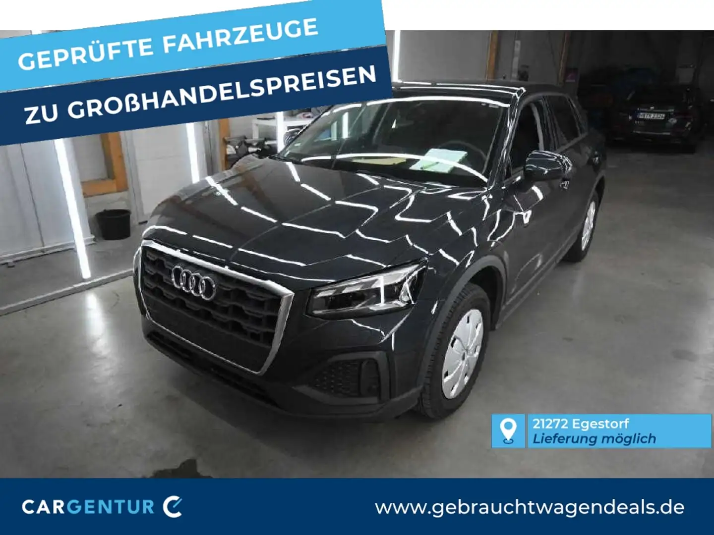 Audi Q2 35 2.0 TDI basis AHK Virtual Matrix ACC El.Heckkl. Grau - 1
