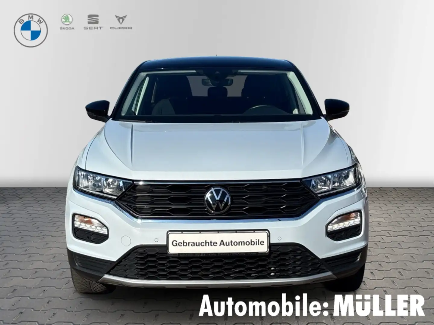 Volkswagen T-Roc United EU6d 1.5 TSI AHK-abnehmbar Navi Digitales C Білий - 2