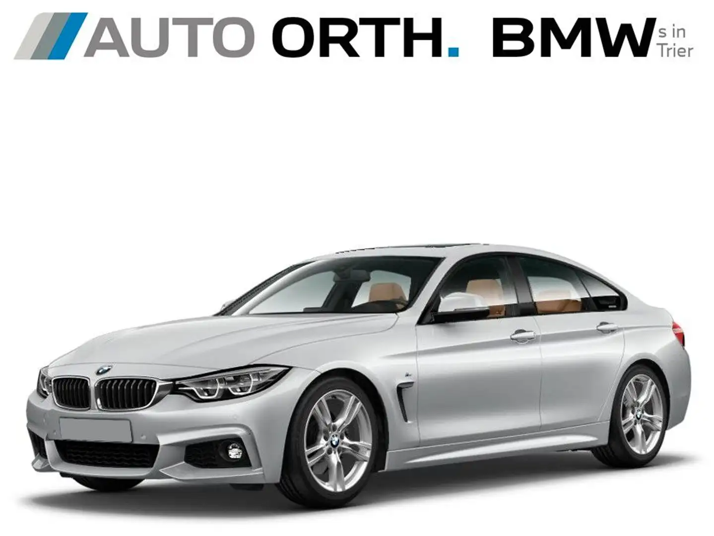 BMW 430 430i xDrive Gran Coupé AUT M-SPORT LEDER NAVI SD Silber - 1