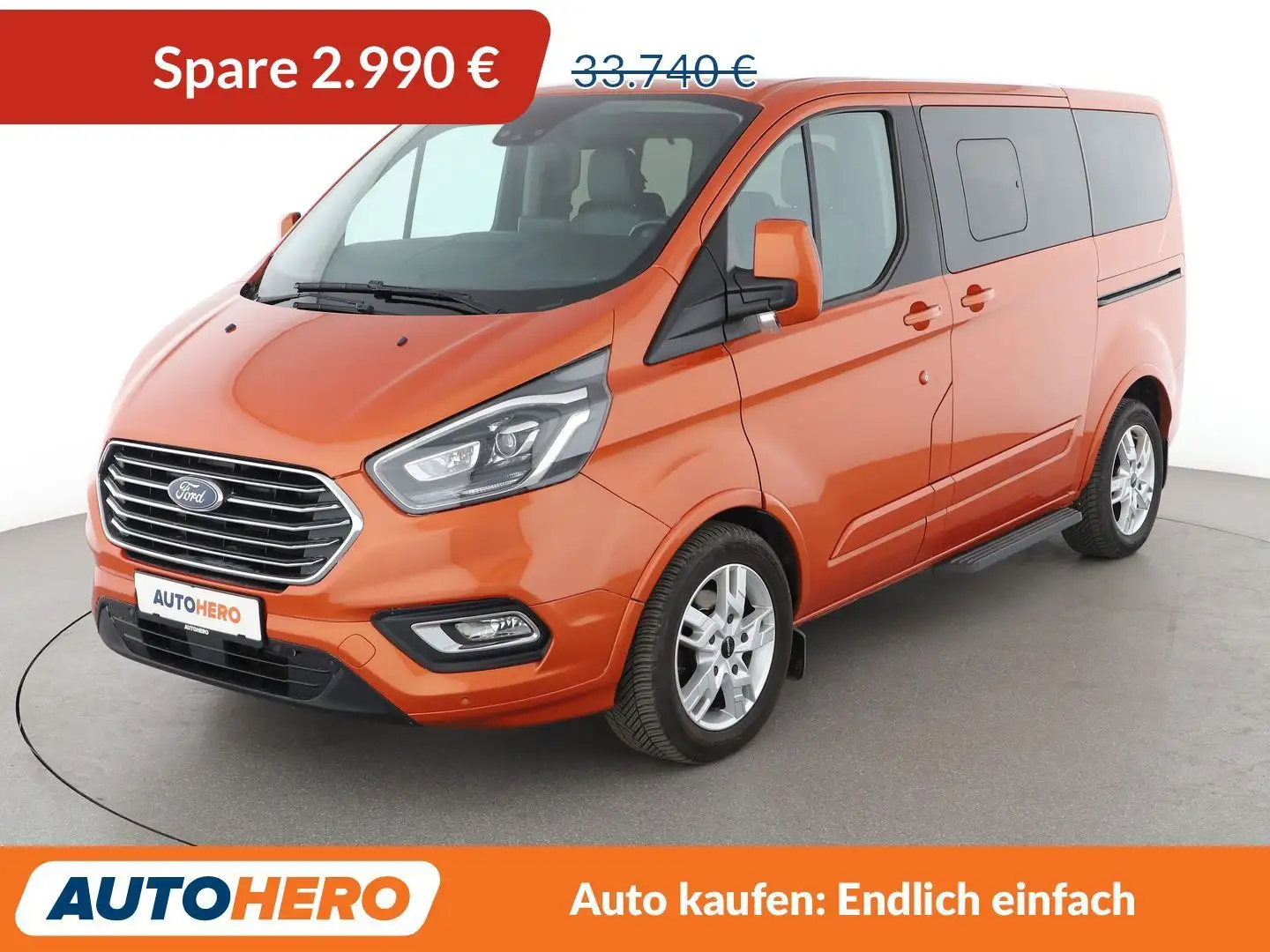 Ford Transit 2.0 TDCi 310 L1 Tourneo Titanium Aut.*STGHZ*CAM* Orange - 1