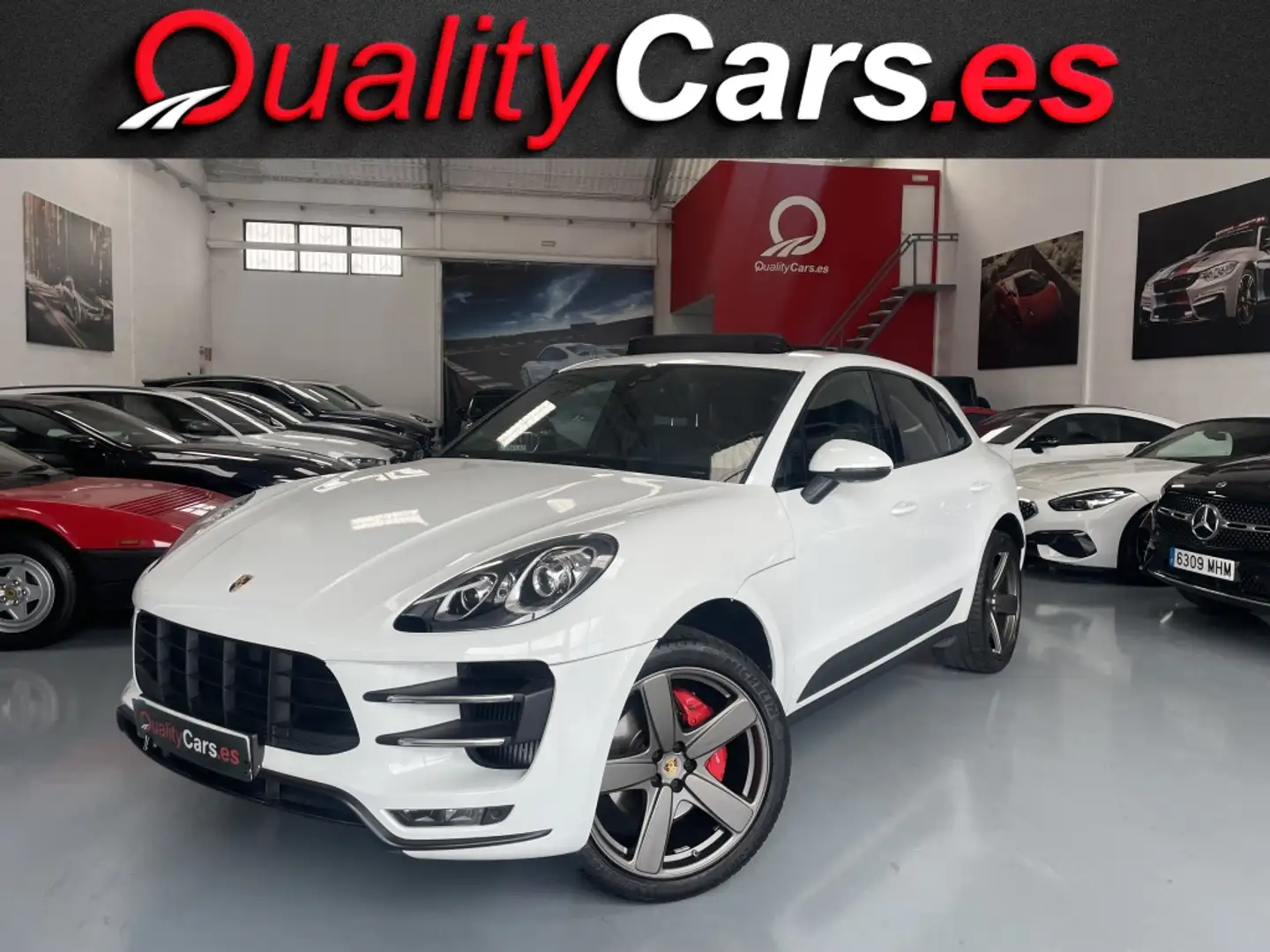 Porsche Macan Turbo Aut. Blanc - 1