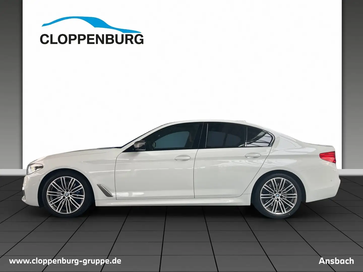 BMW 550 M550i xDrive Limousine M Sport Head-Up HK Білий - 2