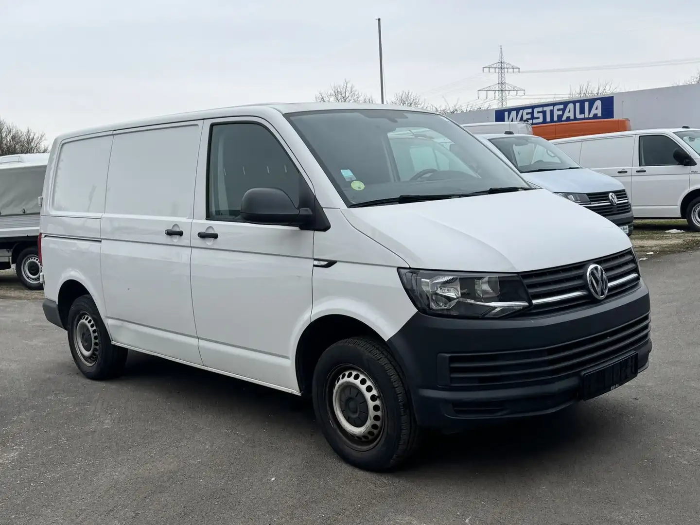 Volkswagen T6 Transporter Kasten TDI DSG Klima*Tempomat*PDC Weiß - 2