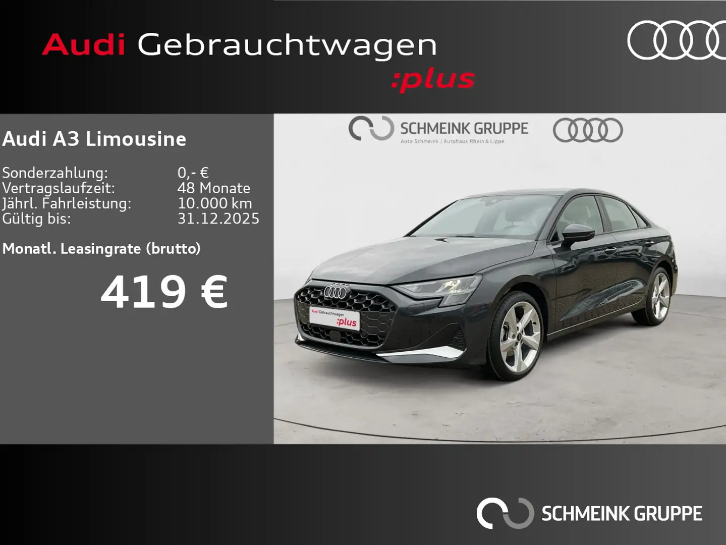 Audi A3 advanced 35 TFSI ACC AHK Memory Grau - 1