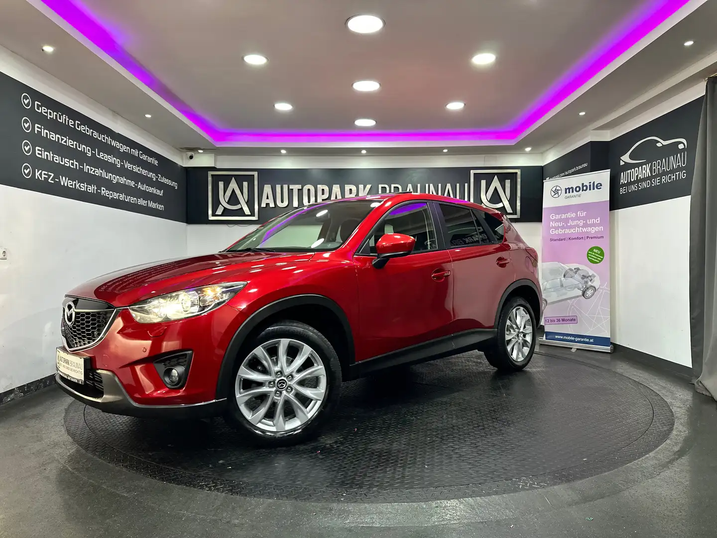 Mazda CX-5 CD175 AWD Revolution SD Aut. *1.BESITZ*SCHIEBE.* Rot - 1