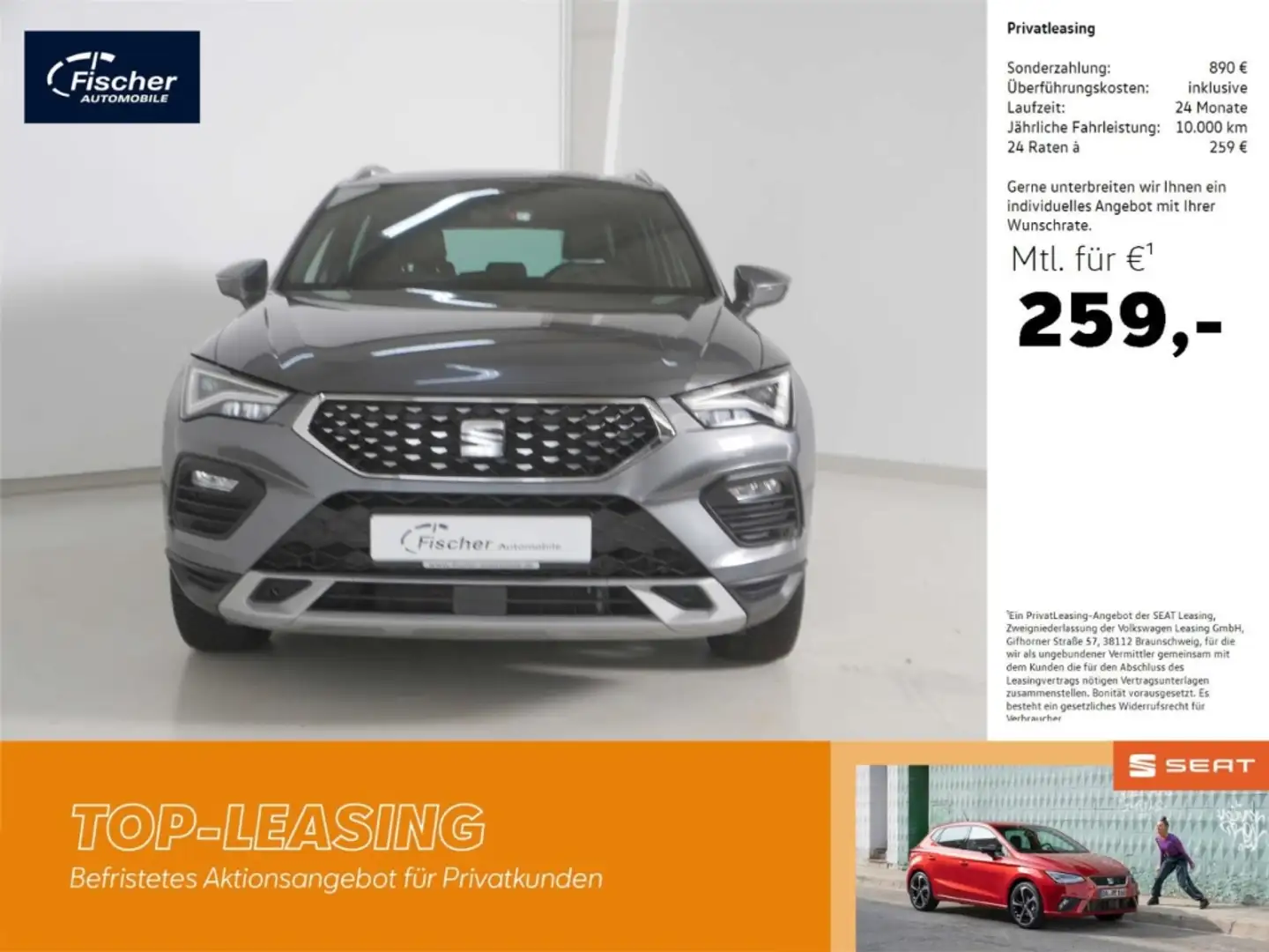 SEAT Ateca 1.5 TSI Xperience Grau - 1