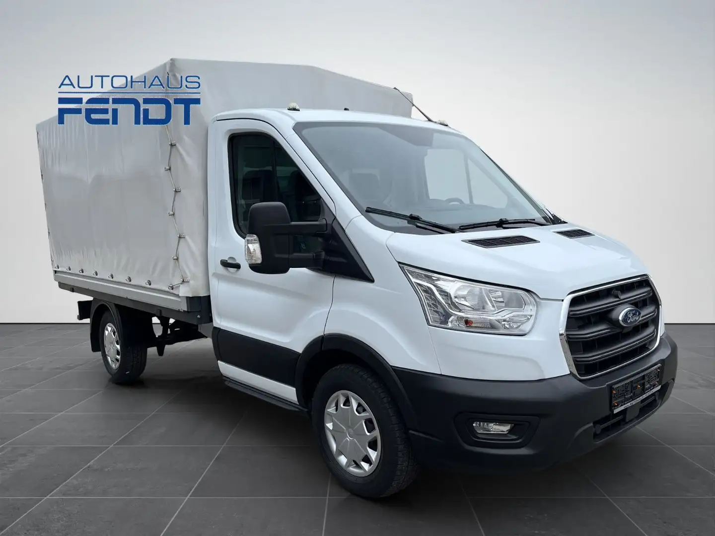 Ford Transit Pritsche 350L2 AHK Sitzh.Standh.PlaneDAB Weiß - 2