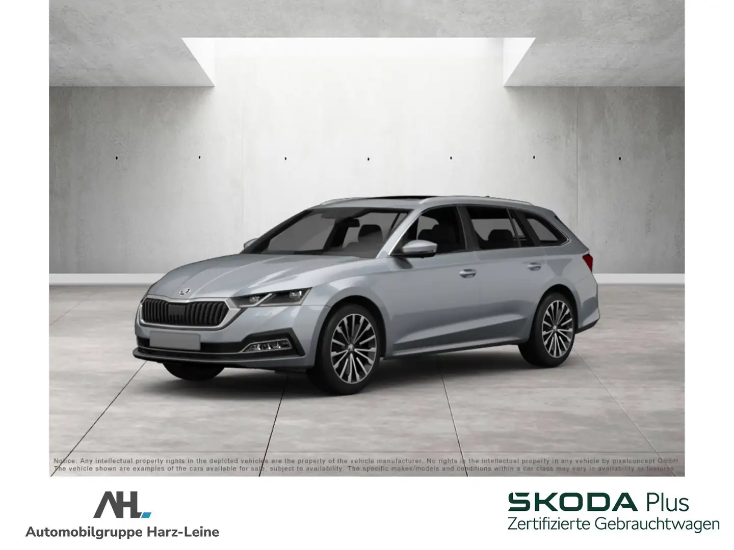 Skoda Octavia Combi 1.4 TSI iV Style DSG LED Navi Pano RFK Silber - 1