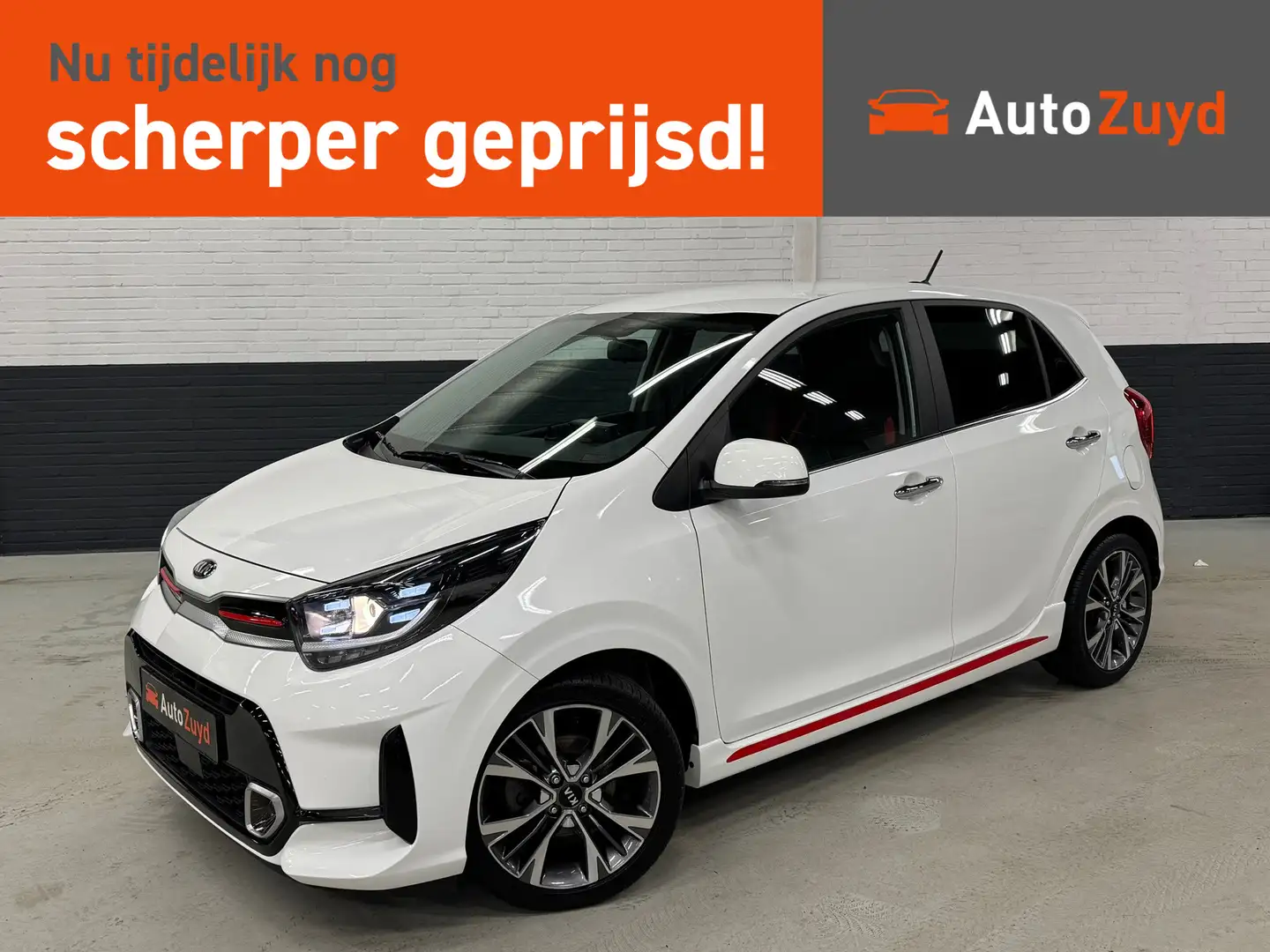 Kia Picanto 1.2 CVVT GT-Line / Automaat / Navi / Camera / Blue Weiß - 1