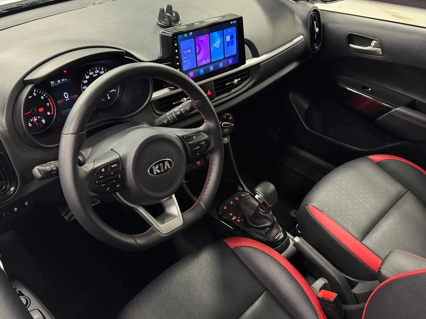 Kia Picanto 1.2 CVVT GT-Line / Automaat / Navi / Camera / Blue Weiß - 2