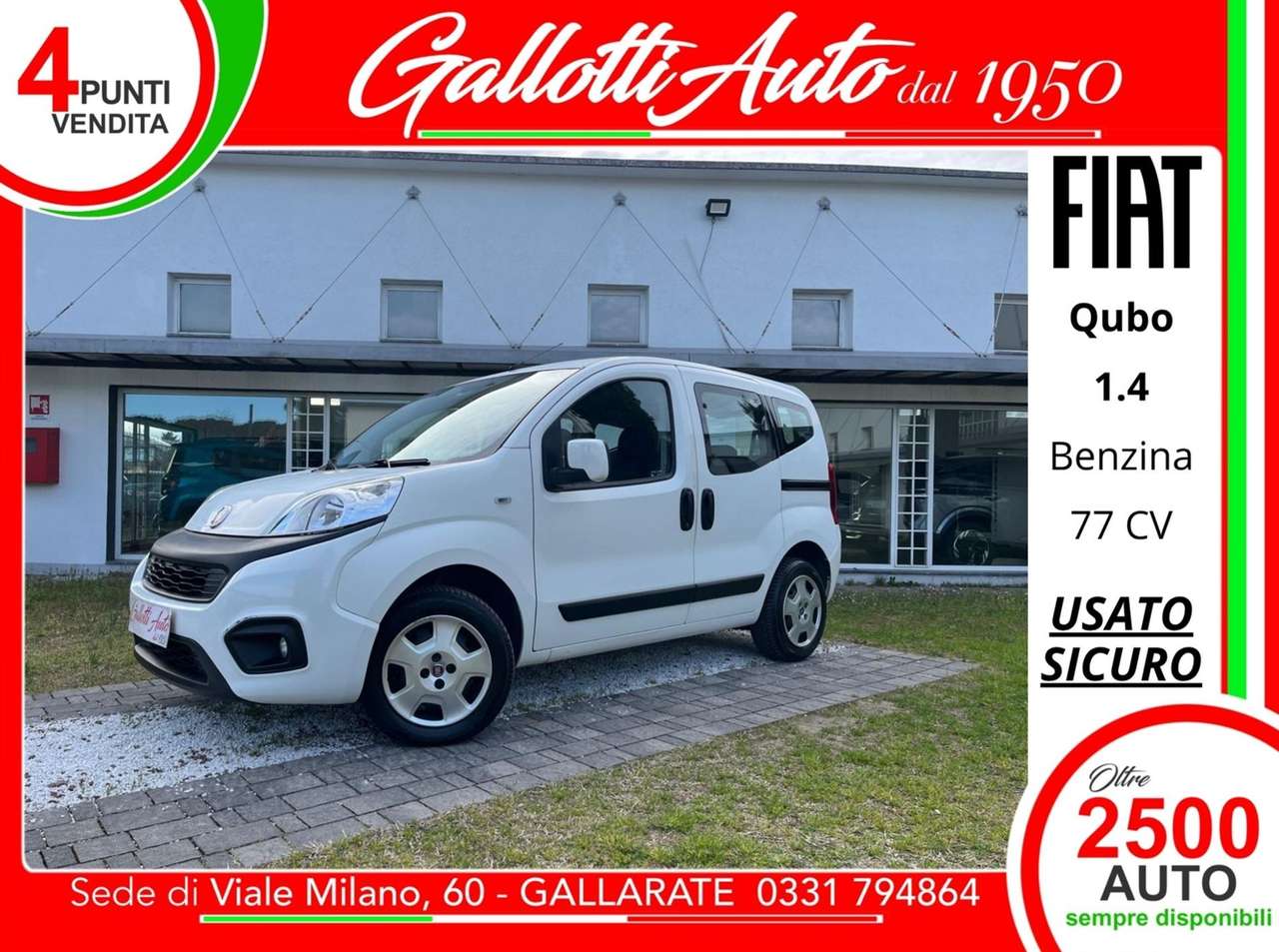 Fiat Qubo 1.4 8v Lounge 77cv