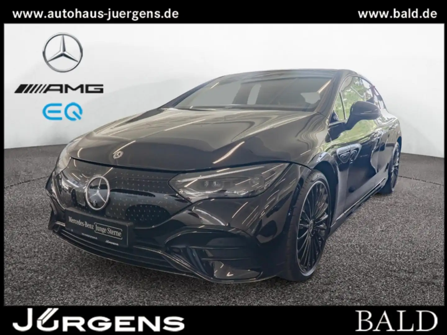 Mercedes-Benz EQE 300 AMG-Sport/360/Burm/AHK/Night/Airm/21' Siyah - 2