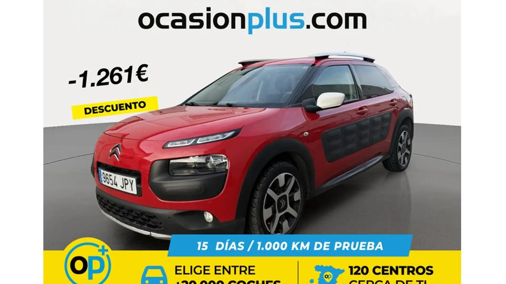 Citroen C4 Cactus 1.2 PureTech S&S Rip Curl 110 Rojo - 1