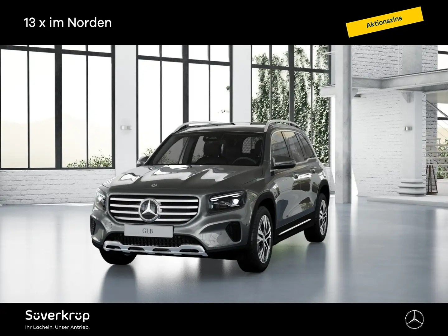 Mercedes-Benz GLB 200 d PROGRESSIVE SPUR PANO AHK KAMERA PDC Grau - 2