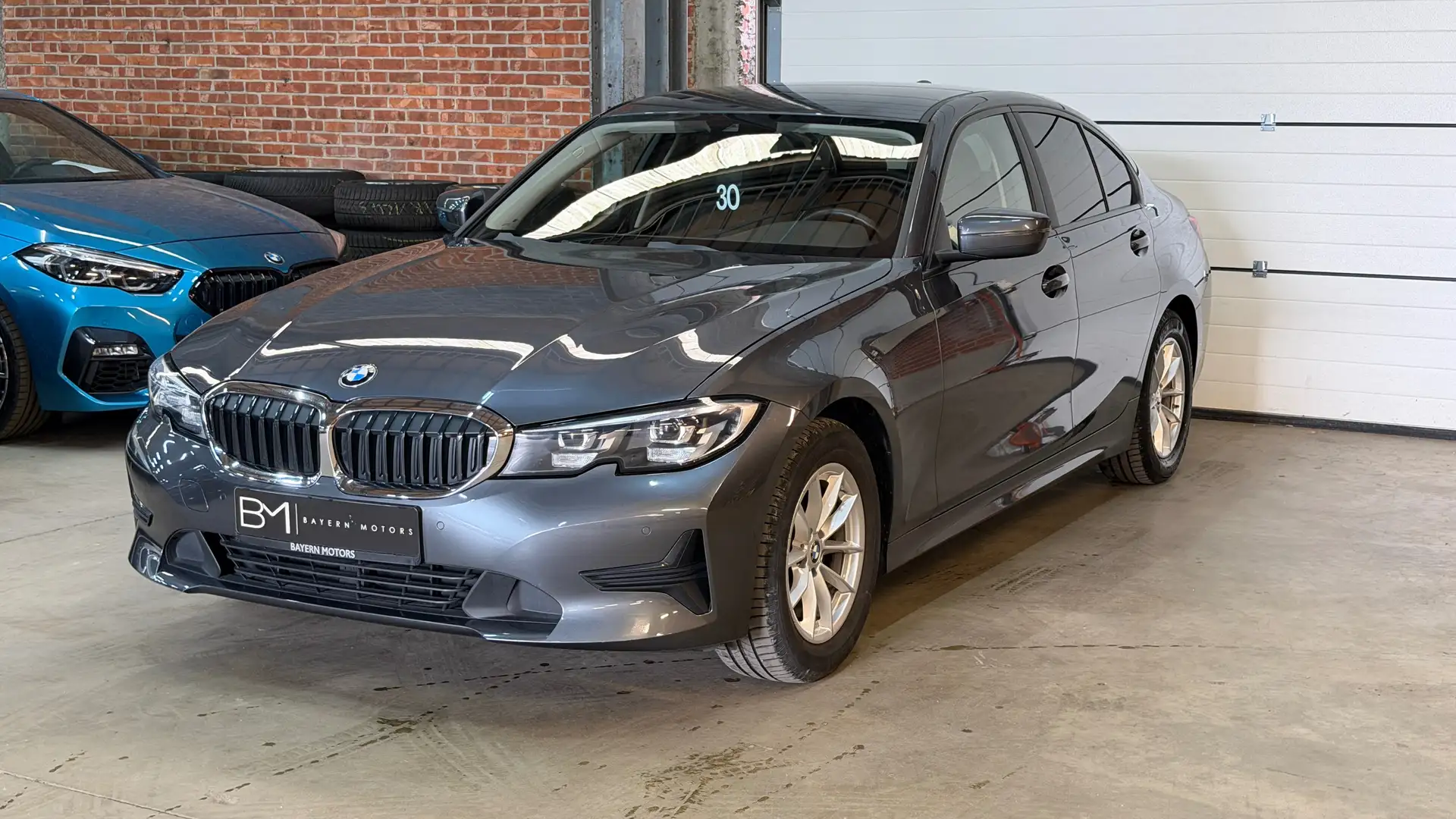BMW 316 dA Automaat EURO 6d 89.000km 2021 Garantie Grigio - 1