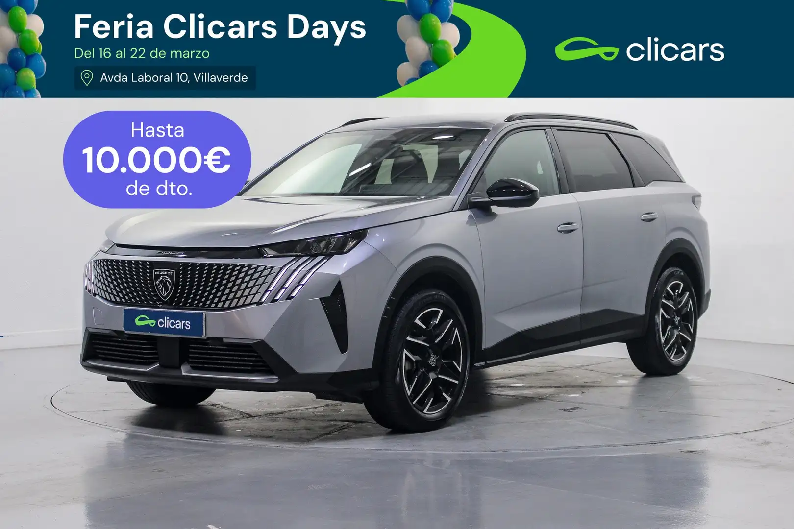 Peugeot 5008 Hybrid 136 Allure eDCS6 Plateado - 1