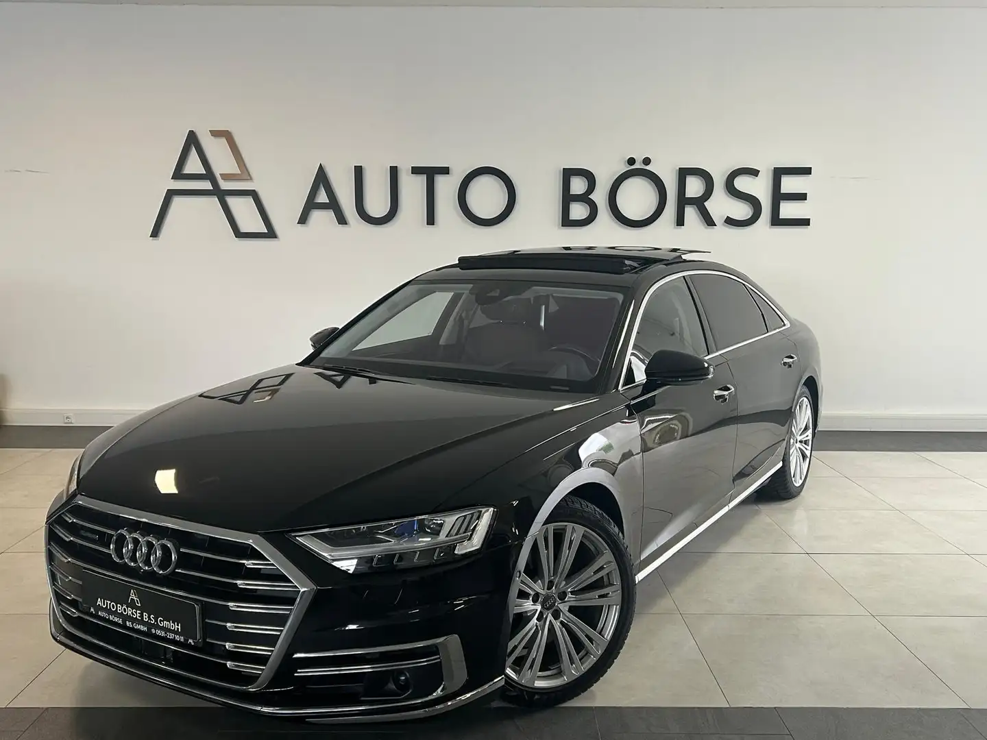 Audi A8 LANG*50 TDI*S Line*PANO*HUD*LUFT*360°STAND*TV Schwarz - 1