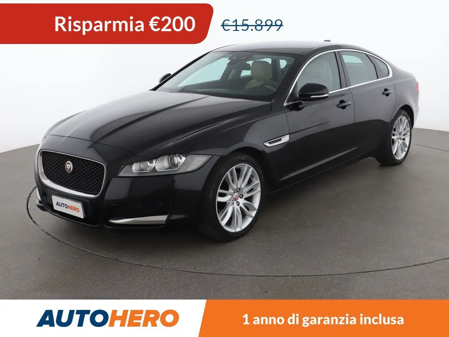 Jaguar XF 20d Prestige 180 CV aut. Schwarz - 1