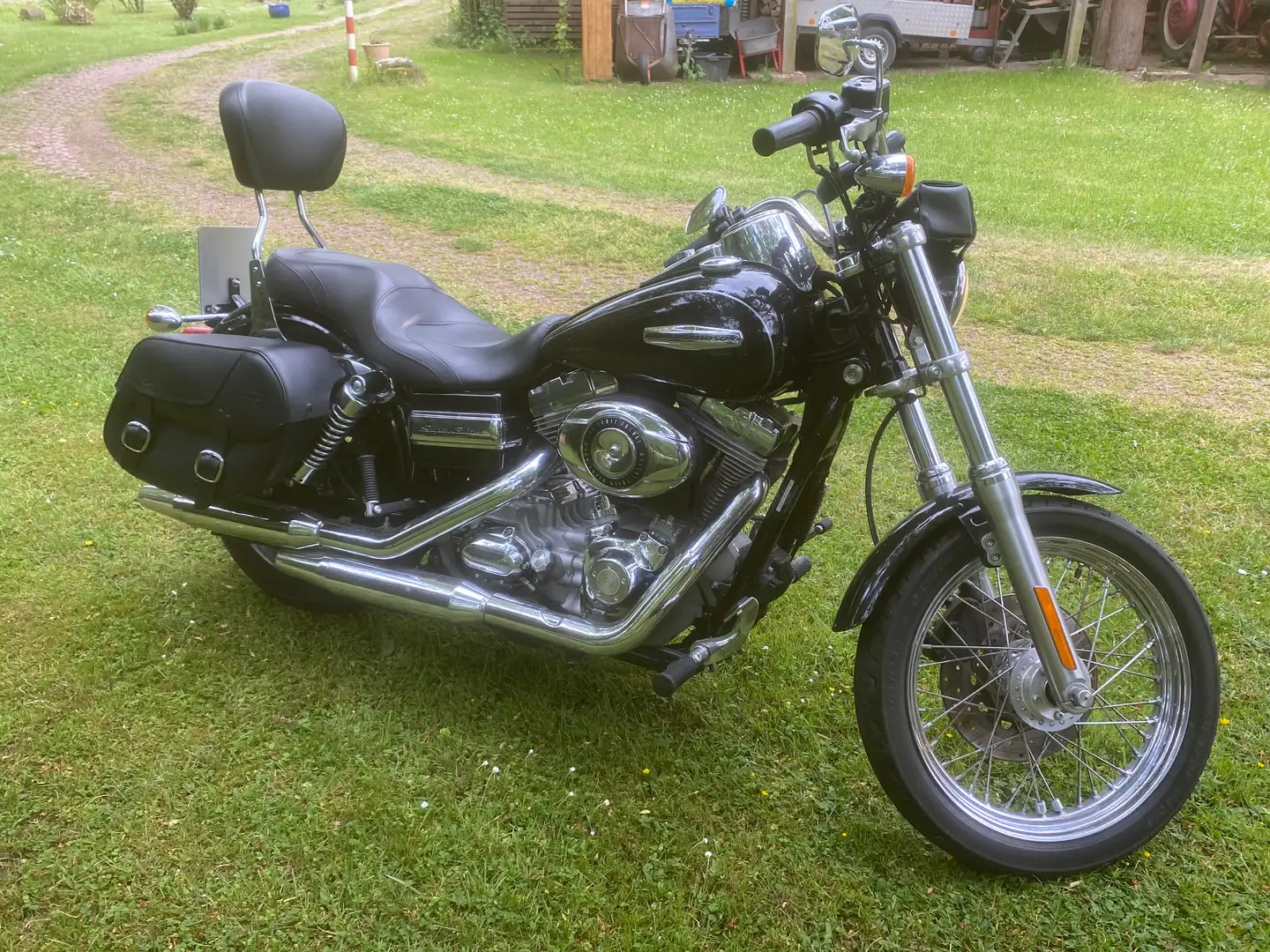 Harley-Davidson Super Glide Bj 2007 mit 42.000km Garagenfahrzeug Noir - 2