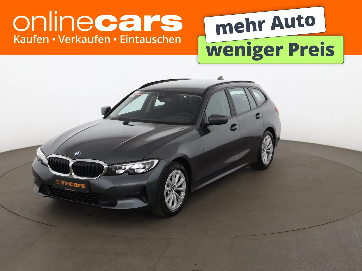 BMW 318 d Touring Advantage Aut LED DIGITAL-TACHO NAVI Grau - 1