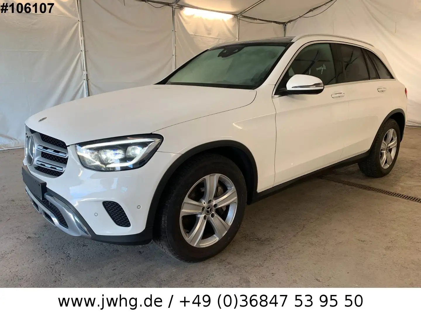 Mercedes-Benz GLC 220 d 4M Multibeam 20"Pano VirtCockp FahrAs+ Blanc - 1