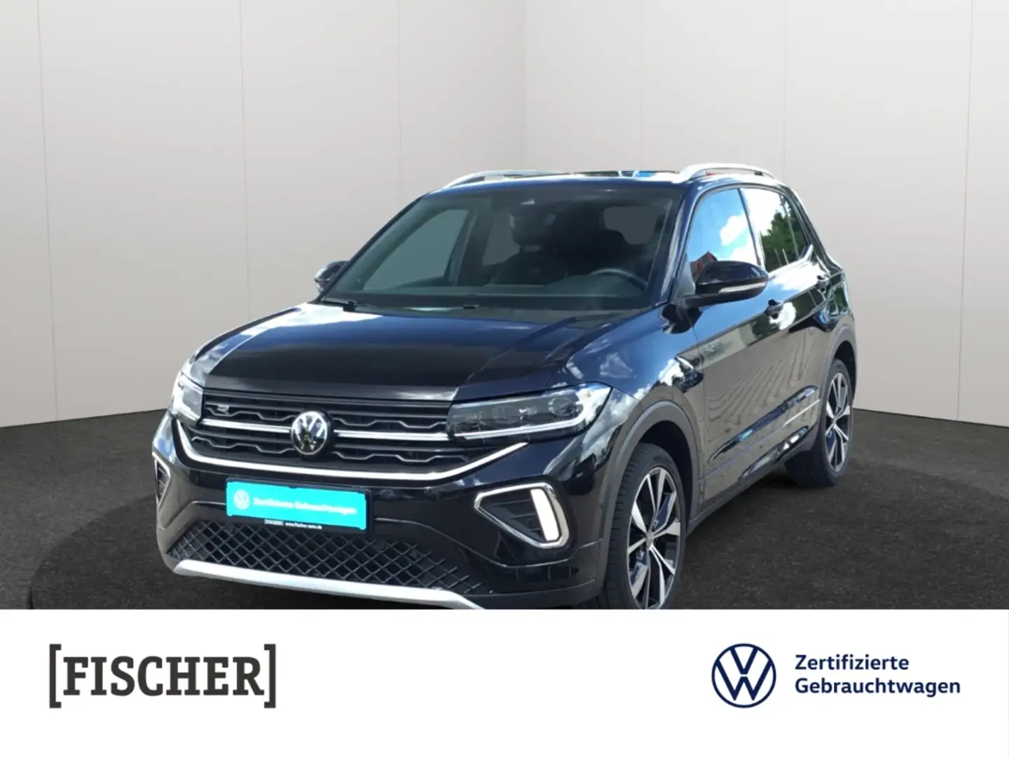 Volkswagen T-Cross 1.5TSI DSG R-Line Navi ACC Matrix AHK Rear View PD Schwarz - 1