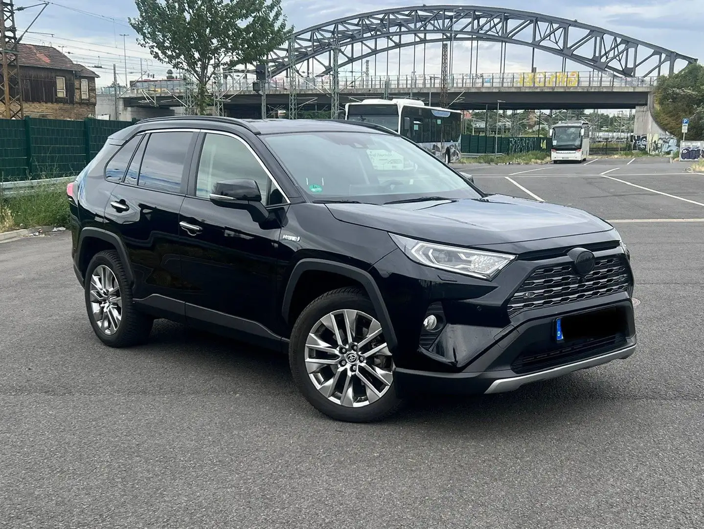 Toyota RAV 4 Hybrid Lounge AWD| Garantie | Scheckheft| 360° Schwarz - 1