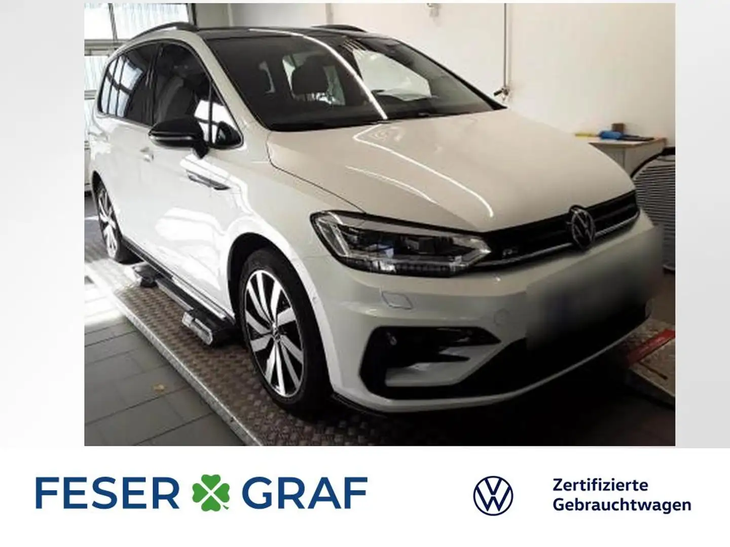 Volkswagen Touran Highline 1.5 TSI DSG Navi Pano Kamera StHz LED Weiß - 1