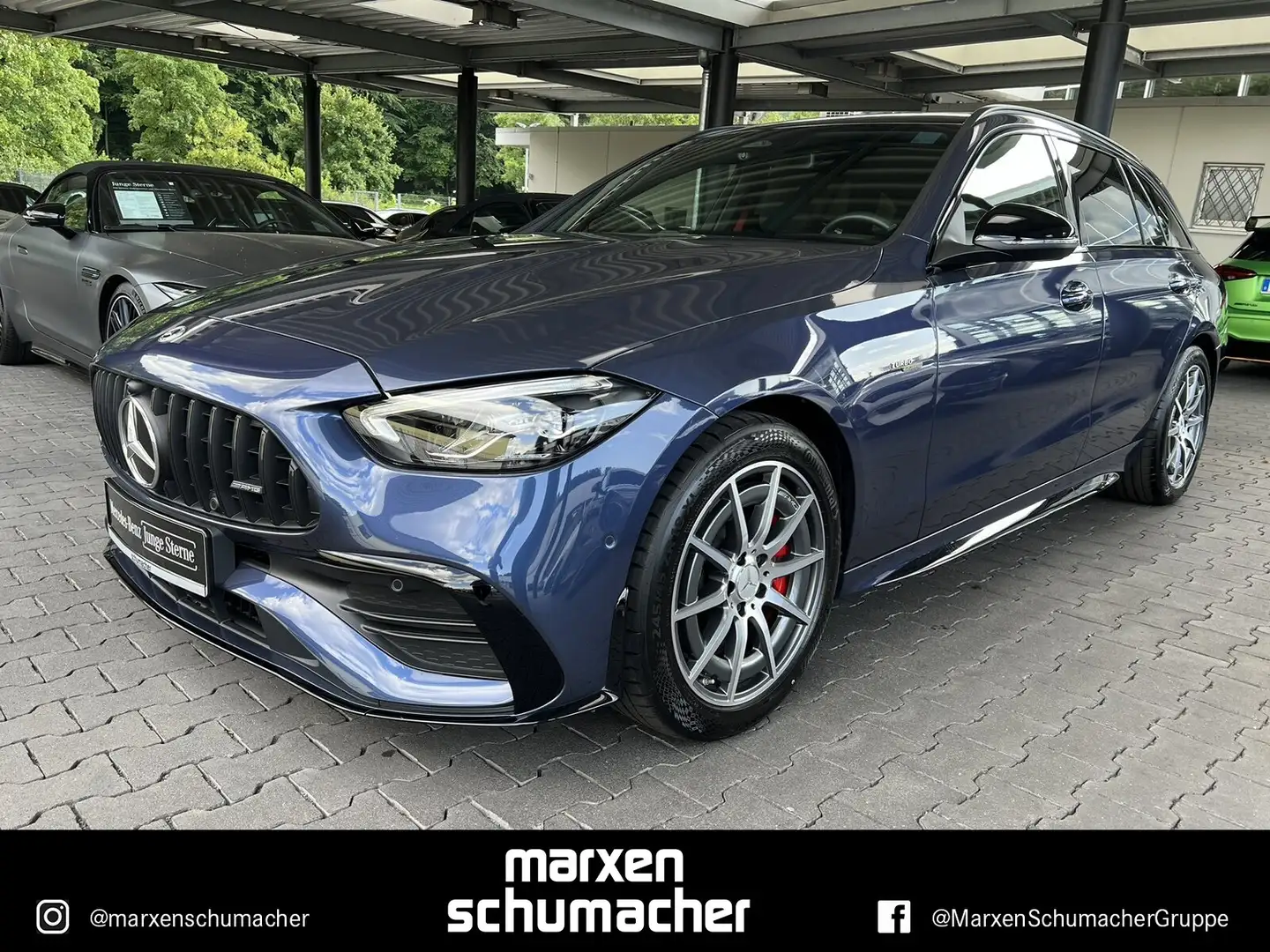 Mercedes-Benz C 43 AMG AMG C 43 4M T Pano+Drivers+Optik+Night2+Carbon LED Blau - 1