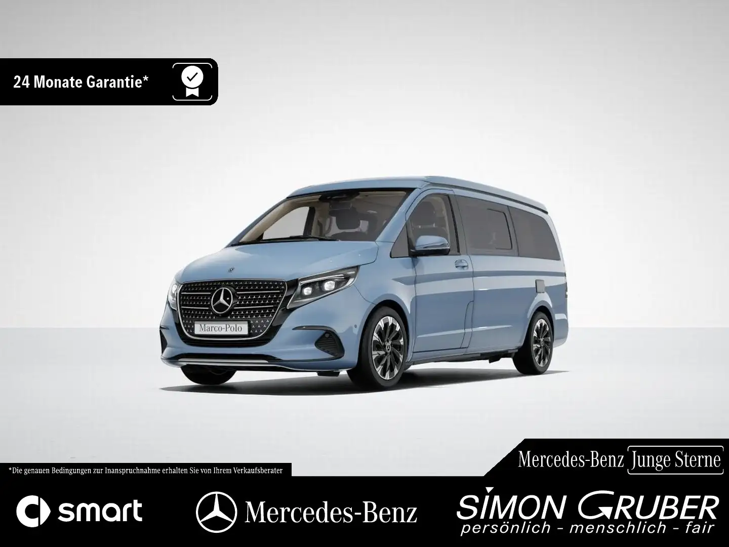 Mercedes-Benz Marco Polo V 220 d Marco Polo Küche Bett MBeam AHK facelift Blau - 1