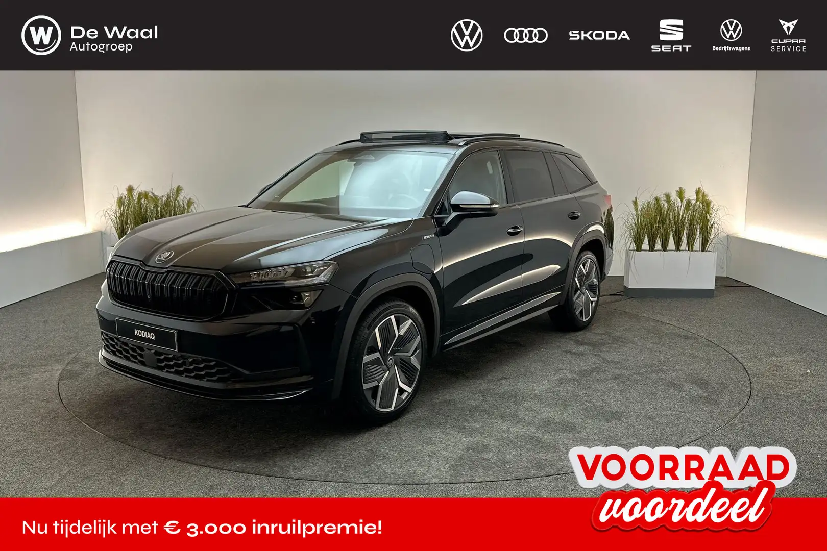 Skoda Kodiaq Sportline Business 1.5 TSI DSG PHEV Zwart - 1