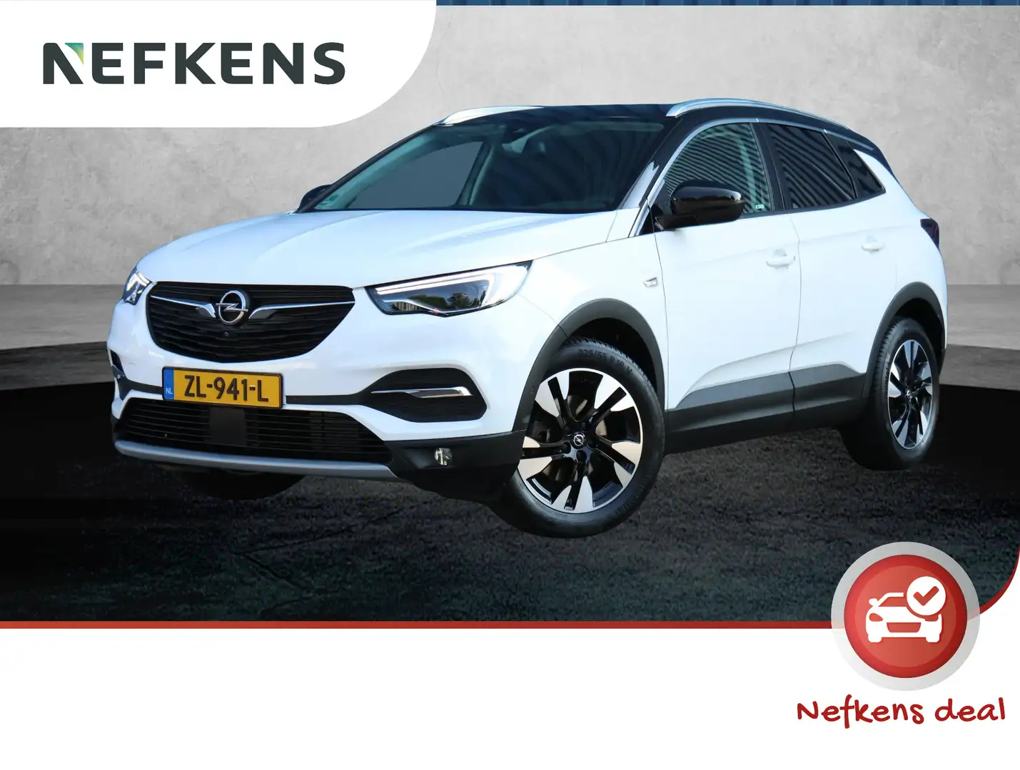 Opel Grandland X 1.2 130PK Turbo Ultimate | Navigatie | 360° Camera Bianco - 1