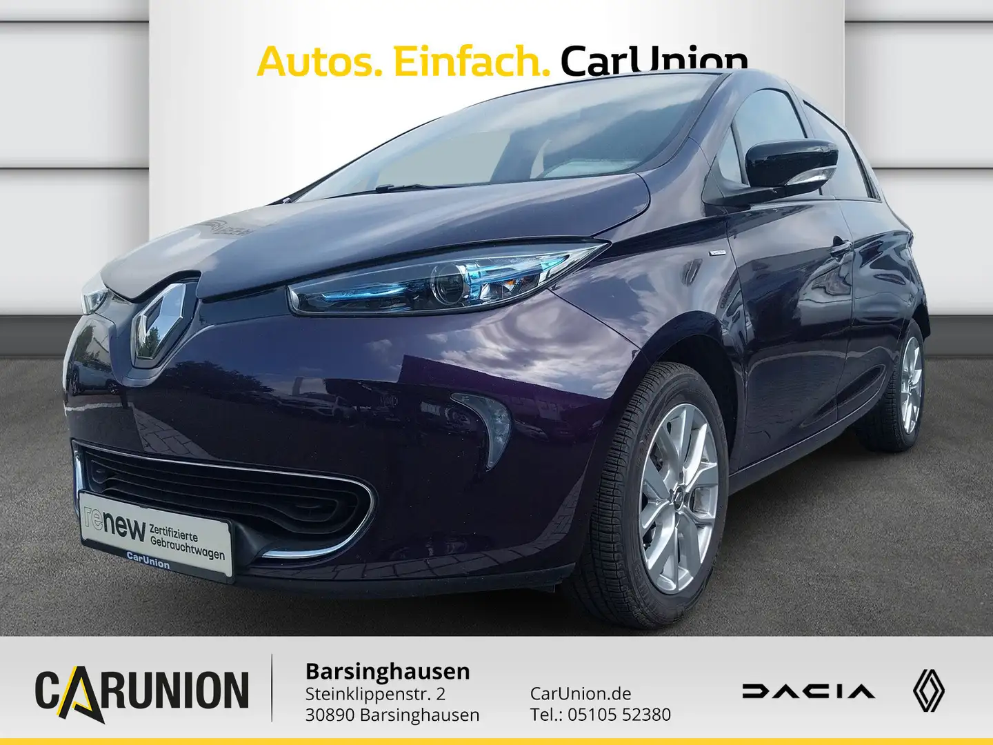 Renault ZOE Limited 41kwh Violett - 1