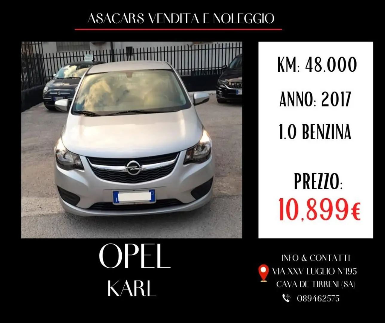 Opel Karl Karl 1.0 75cv Argento - 1