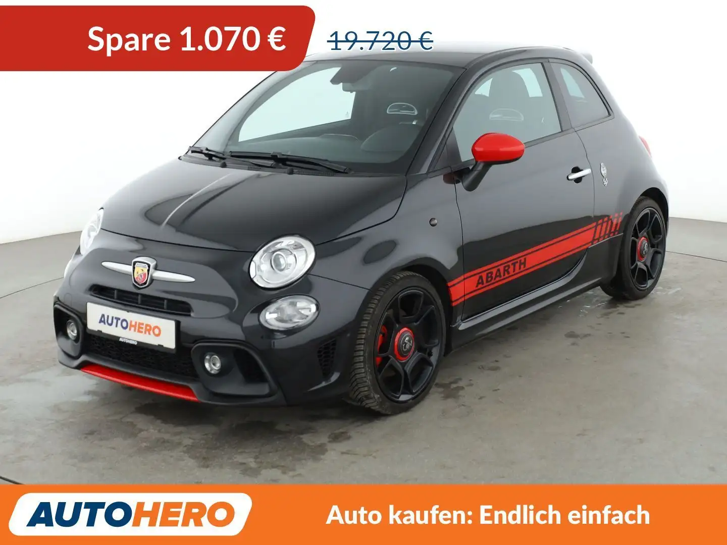 Abarth 595 1.4 Pista Aut.*PDC*BEATS* Schwarz - 1