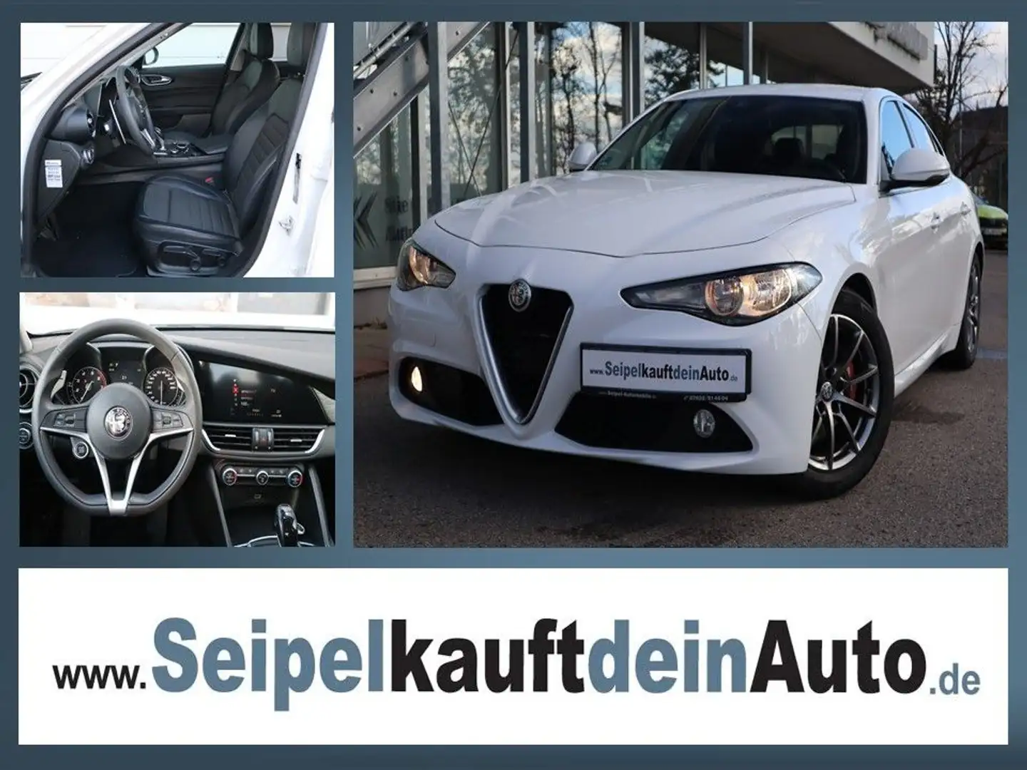 Alfa Romeo Giulia Super 2.0 Turbo*8-Gang-Automatik* Weiß - 1