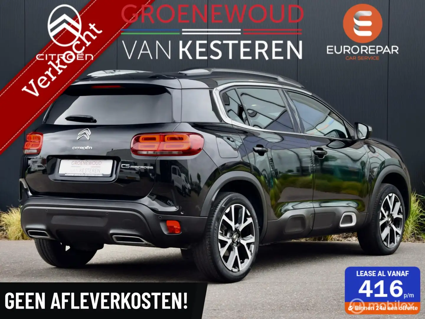 Citroen C5 Aircross 180pk Shine Automaat I Leder I 360camera Schwarz - 1