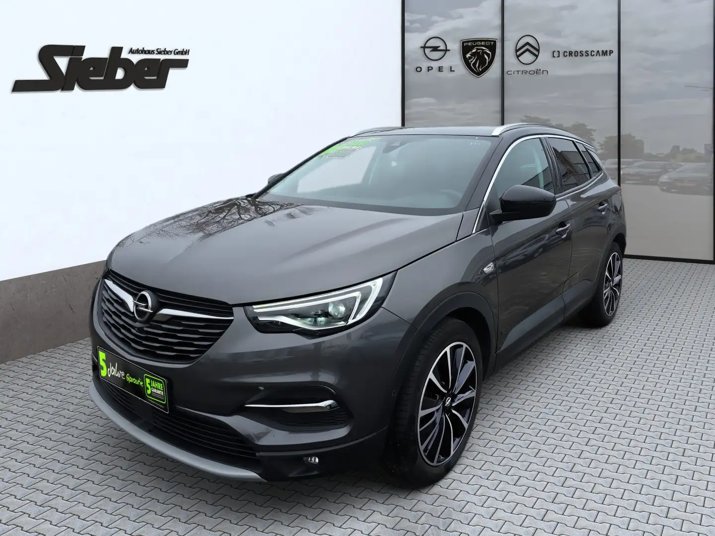 Opel Grandland 1.6 Turbo Ultimate Kamera Navi Sitzhzg Grijs - 2