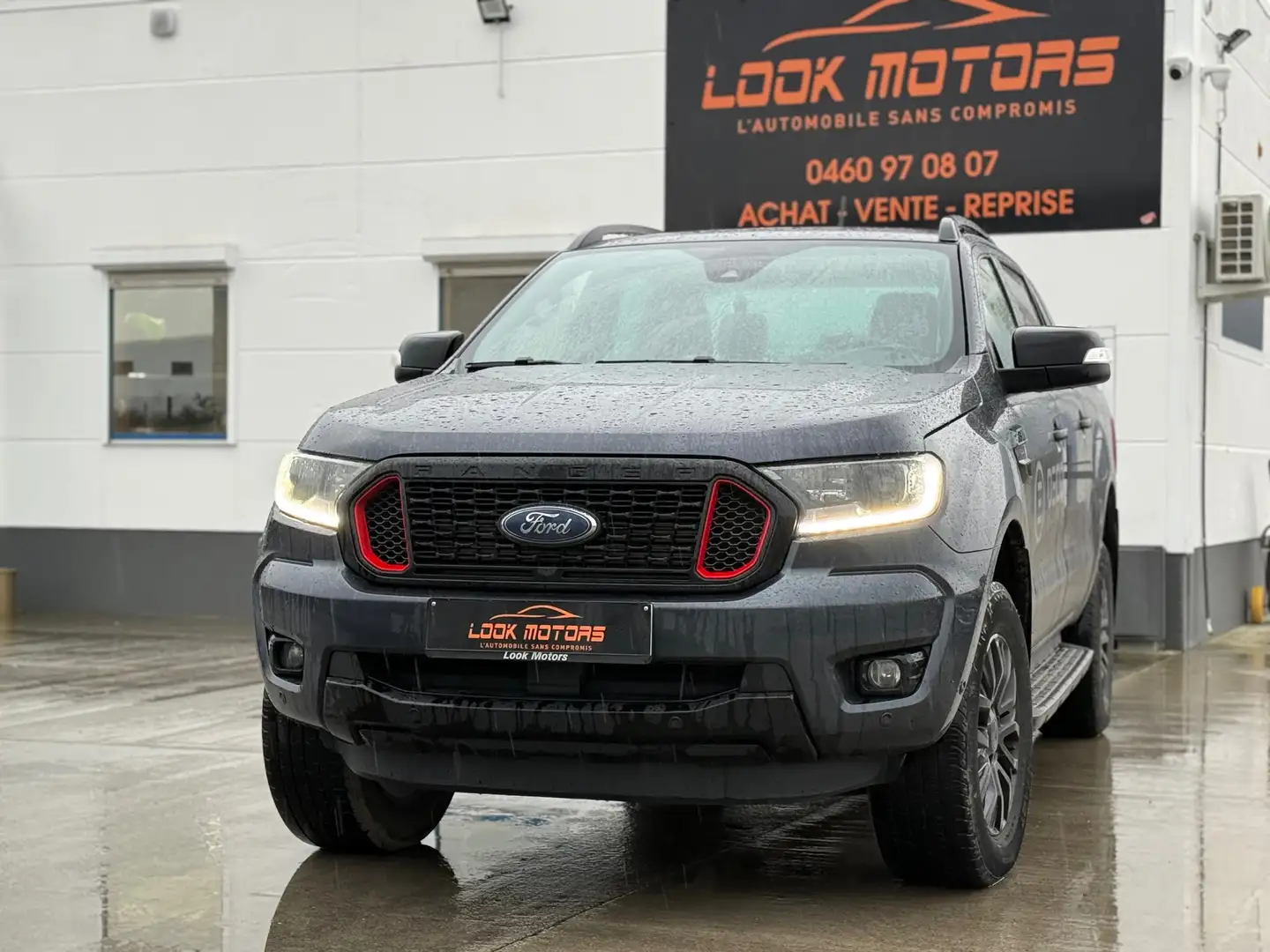 Ford Ranger TUNDER 2.0 Bi TURBO Bt-Auto 213cv DISTRO GPS FULL Gris - 2