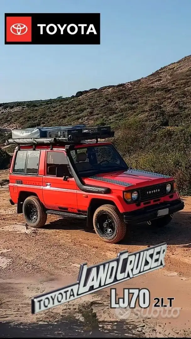 Toyota Land Cruiser Toyota Land Cruiser lj70 2LT completo outdoor Roşu - 1