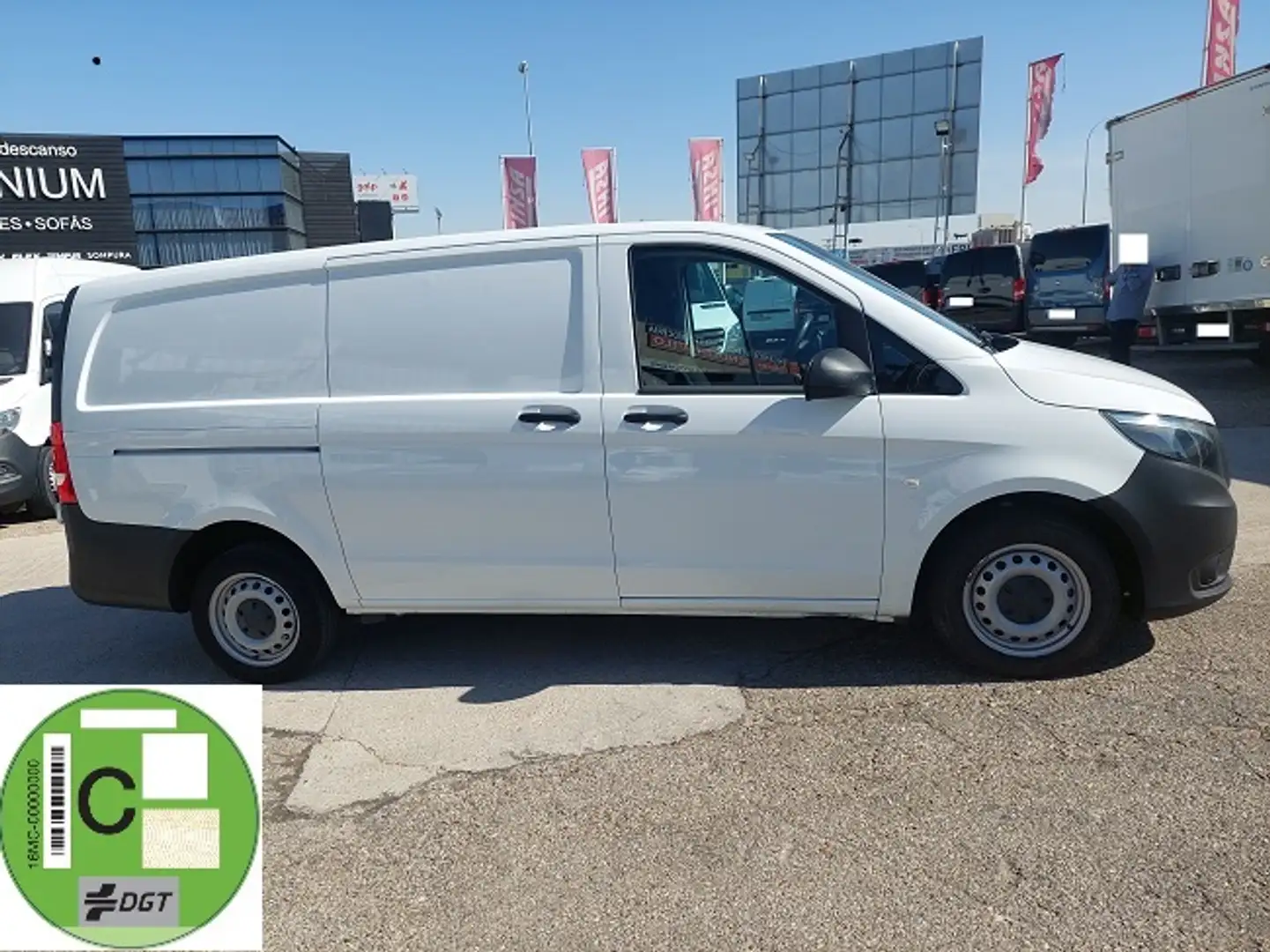 Mercedes-Benz Vito Furgón 110CDI tD Base Larga Blanco - 1