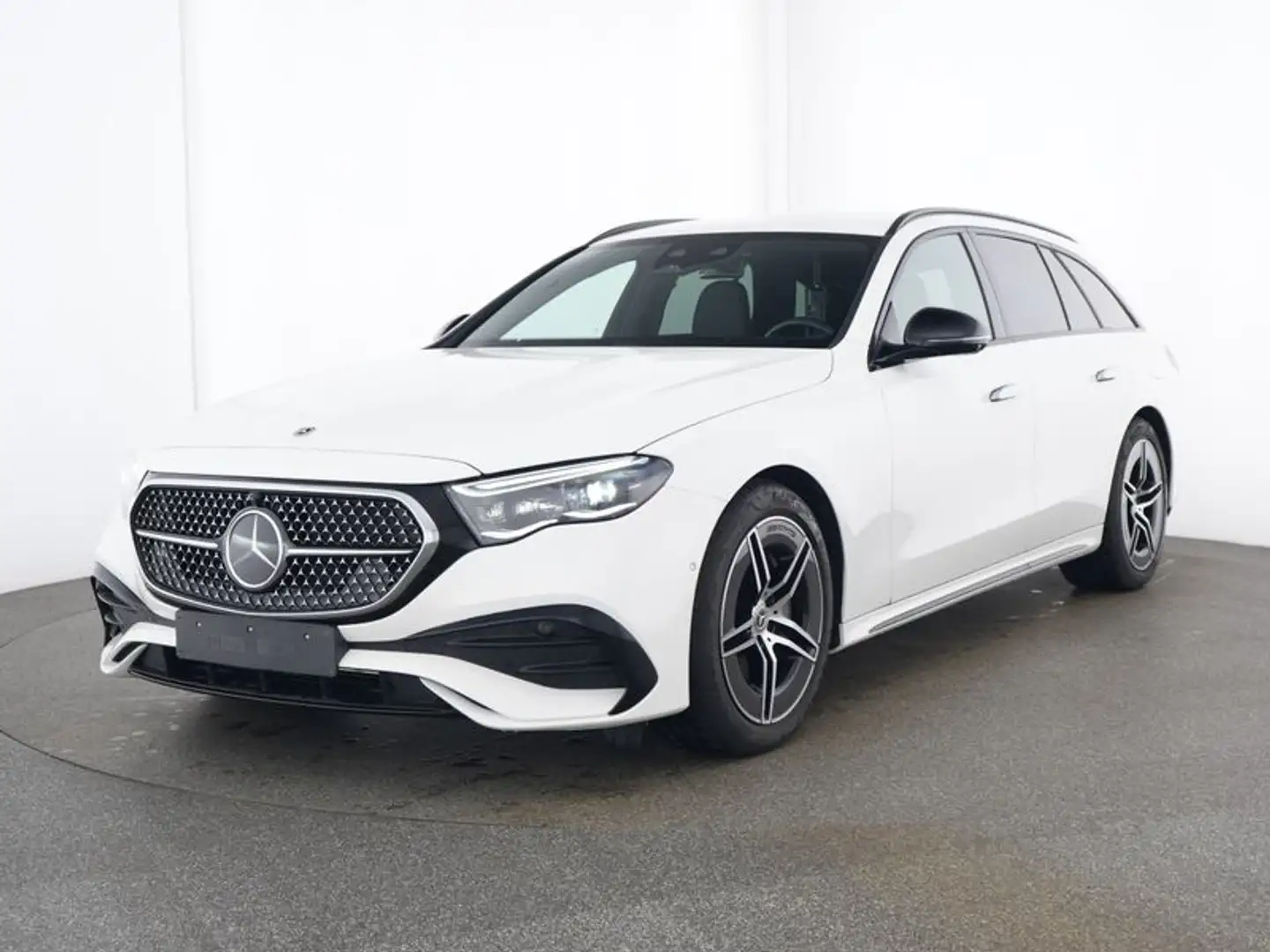 Mercedes-Benz E 300 de 4MATIC T-Modell mit EQ Hybrid Technologie Weiß - 1